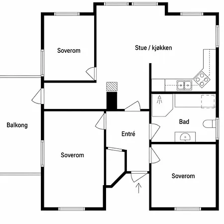 With Sea View, Balcony And Parking Διαμέρισμα